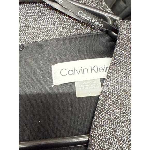 Calvin Klein Womens Glitter Knee-Length Cocktail and Party Dress Size 6 - Picture 4 of 5